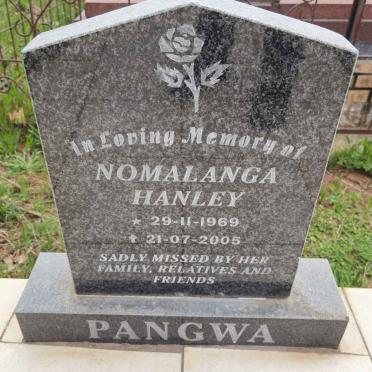 PANGWA Nomalanga Hanley 1969-2005
