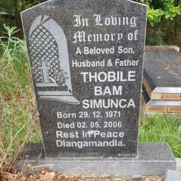 SIMUNCA Thobile Bam 1971-2006