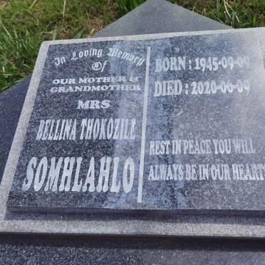 SOMHLAHLO Bellina Thokozile 1945-2020