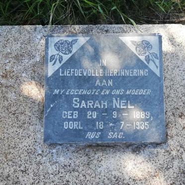 NEL Sarah 1889-1935