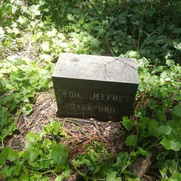 STANFORD Cecil Jeffrey 1930-1931