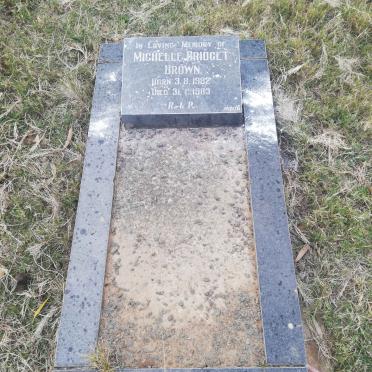 BROWN Michelle Bridget 1982-1983