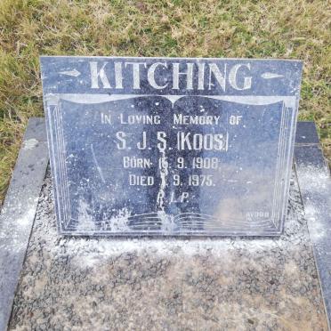 KITCHING S.J.S. 1908-1975