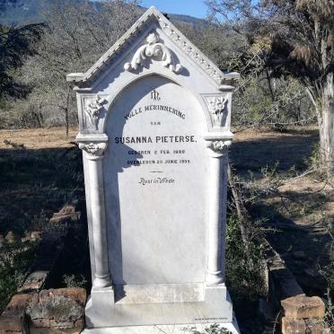 PIETERSE Susanna 1880-1909