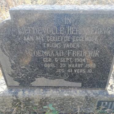 PIETERSE Coenraad Frederik 1904-1953