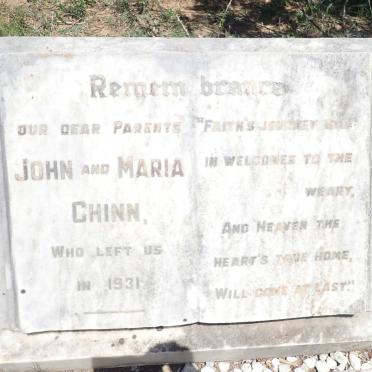 CHINN John -1931 &amp; Maria -1931