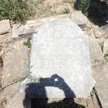 HENRICO Sophia Elizabeth 1874-1916