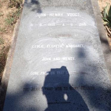 VOOGT John Henry 1909-1969