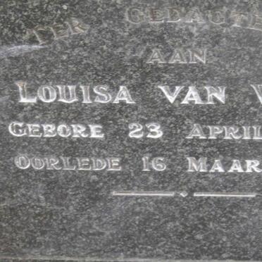 WYK Louisa, van 1865-1944