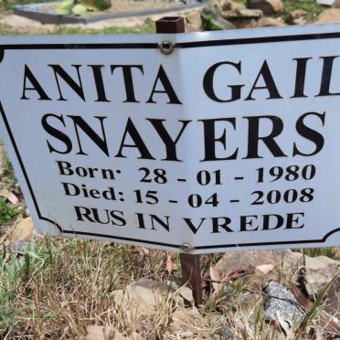 SNAYERS Anita Gail 1980-2008