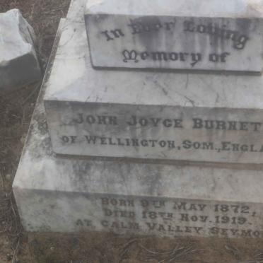 BURNETT John Joyce 1872-1919
