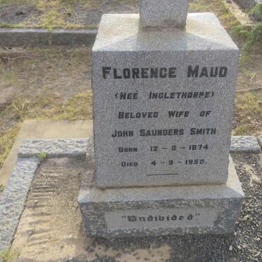 SMITH Florence Maud nee INGLETHORPE 1874-1950