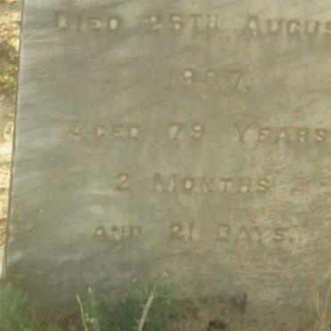 BOOYSEN Geit Dirk Abraham -1907