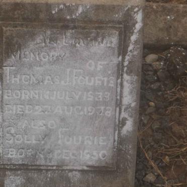 FOURIE Thomas J. 1938-1938 :: FOURIE Solly 1950-