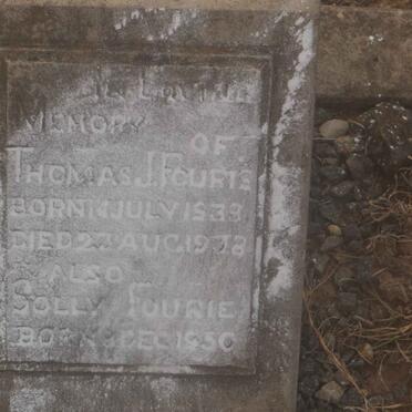 FOURIE Thomas J. 1938-1938 :: FOURIE Solly 1950-