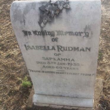 RUDMAN Isabella -1935