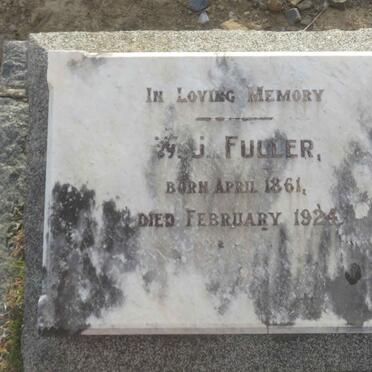 FULLER W.J. 1861-1924