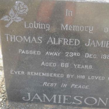 JAMIESON Thomas Alfred -1959