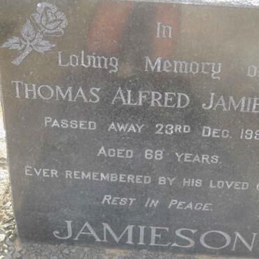 JAMIESON Thomas Alfred -1959