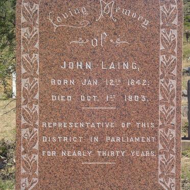 LAING John 1842-1903