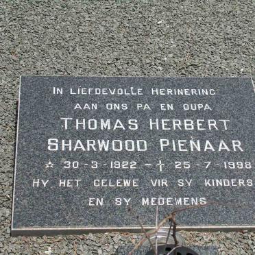 PIENAAR Thomas Herbert Sharwood 1922-1998