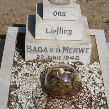 MERWE Baba, van der -1948