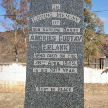 ERLANK Andries Gustav -1949