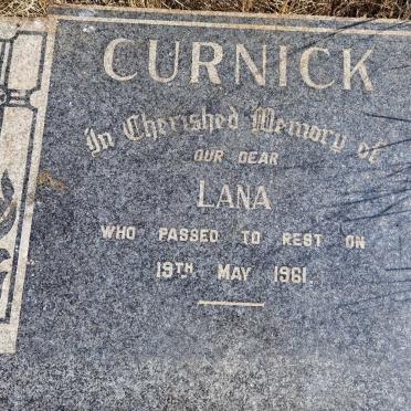 CURNICK  Lana -1961