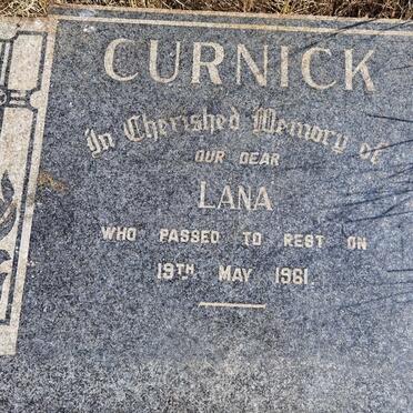 CURNICK  Lana -1961