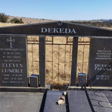 DEKEDA Eleven Lungile 1910-1988 &amp; Queen Tizana 1923-2001