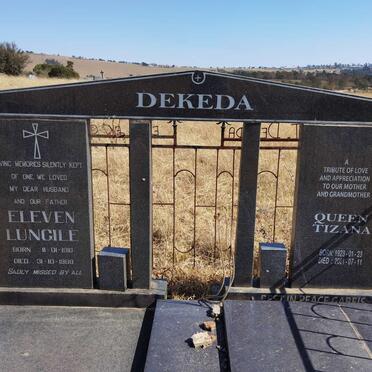 DEKEDA Eleven Lungile 1910-1988 &amp; Queen Tizana 1923-2001