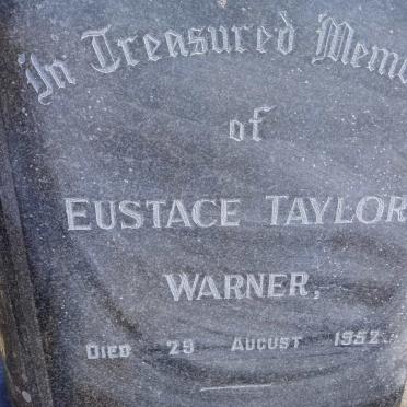 WARNER Eustace Taylor -1952