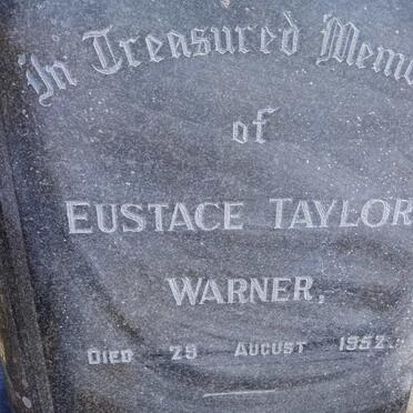 WARNER Eustace Taylor -1952