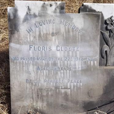 CLOETE Floris -1934