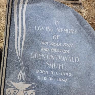 SMITH Quentin Donald 1943-1958