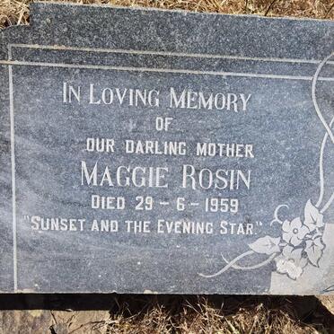ROSIN Maggie -1959