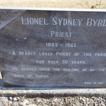 BYRDE Lionel Sydney 1882-1965
