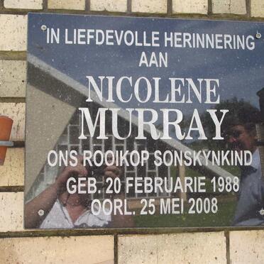 MURRAY Nicolene 1988-2008