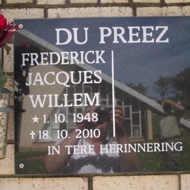 PREEZ Jacques Willem, du 1948-2010