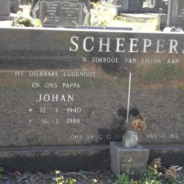 SCHEEPERS Johan 1940-1988