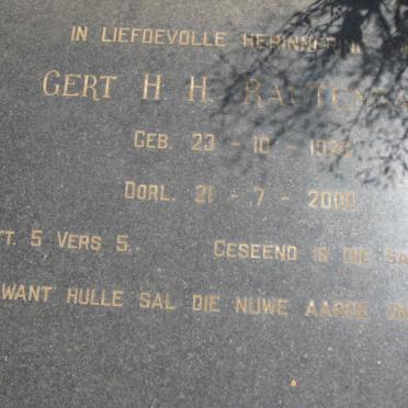 RAUTENBACH Gert H.H. 1925-2000