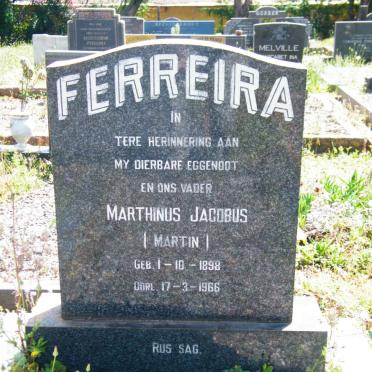 FERREIRA Marthinus Jacobus 1898-1966