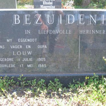 BEZUIDENHOUT Louw 1905-1985