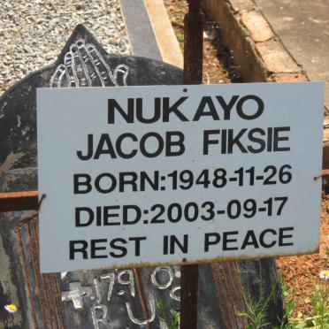 NYKAYO Jacob Fiksie 1948-2003