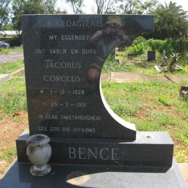 BENCE Jacobus Corolus 1928-1991
