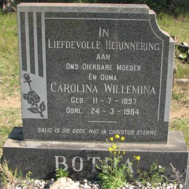 BOTHA Carolina Willemina 1897-1984