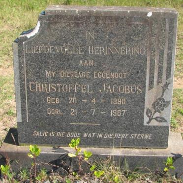 BOTHA Christoffel Jacobus 1890-1967