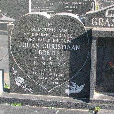 GRASSMAN Johan Christiaan 1937-1987
