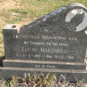 HUMAN Lucas Marthinus 1895-1969