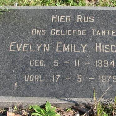 HISCOCK Evelyn  Emily 1894-1975